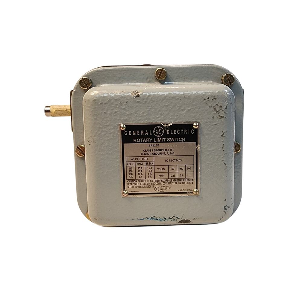 GENERAL ELECTRIC CR115E725112 GEARED ROTARY LIMIT SWITCH, CR115E-725112